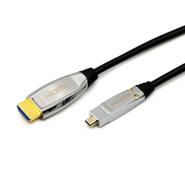 [MachLink] Micro HDMI to HDMI 2.1 변환 광케이블,  ML-A8C150 [150m]