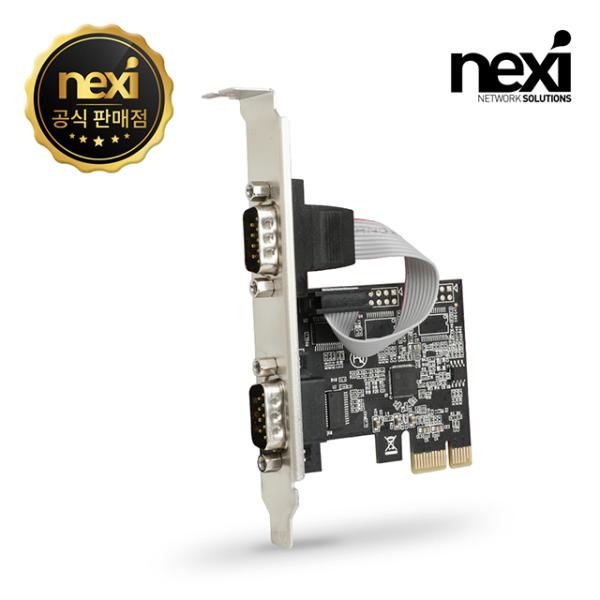 [NEXI] 넥시 NX-RS232EX-2P (시리얼카드/RS232/PCI-E/2port) [NX1328]