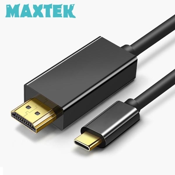 [MAXTEK] 맥스텍 USB Type-C to HDMI 영상 변환 컨버터 MHL 미러링 케이블  1.8M 블랙 [MT669]