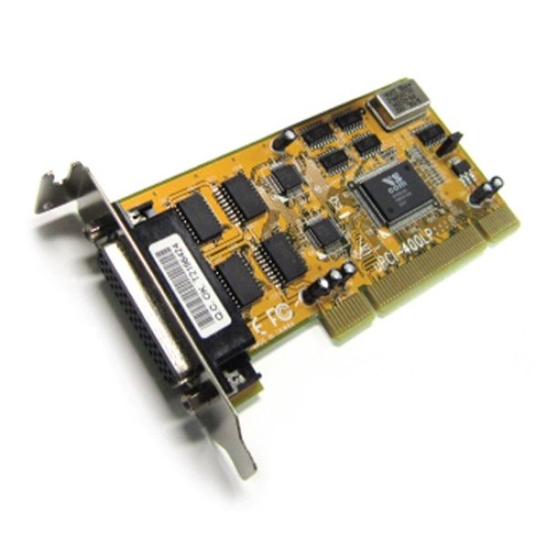 [VSCOM] 브이에스컴 uPCI-400LP (시리얼카드/RS232/PCI/4port)
