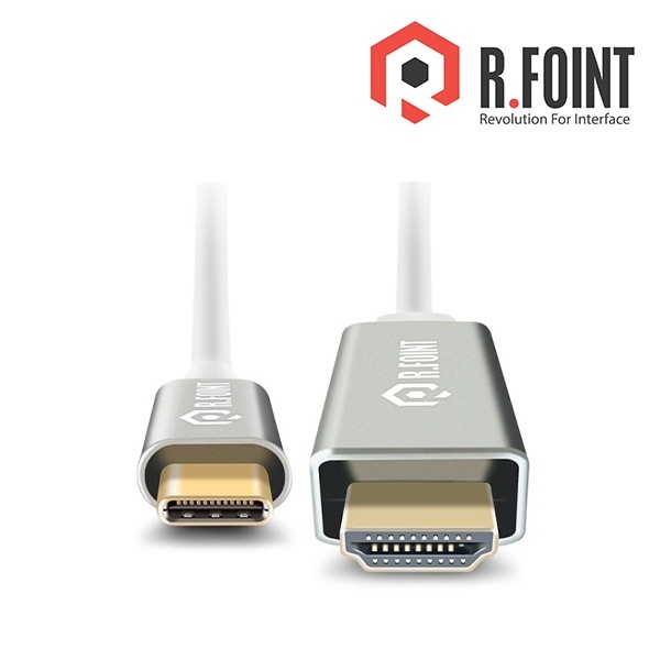 [R.FOINT] 알포인트 USB-C to HDMI 케이블  RF-31H4K60-2M[RF013][2m]