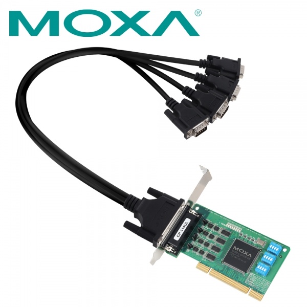 [MOXA] MOXA  PCI 4포트 RS232/422/485 시리얼카드[슬림PC겸용] [CP-114UL-DB9M ]