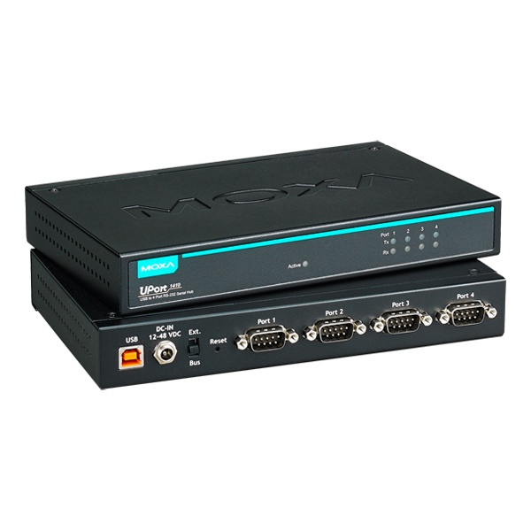 [MOXA] 목사 USB to RS232 컨버터, 4포트 [UPort1410]