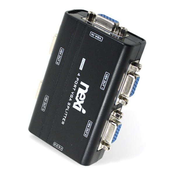 [NEXI] 넥시 NX-VGA4P / NX302 [모니터 분배기/1:4/VGA/오디오 미지원]