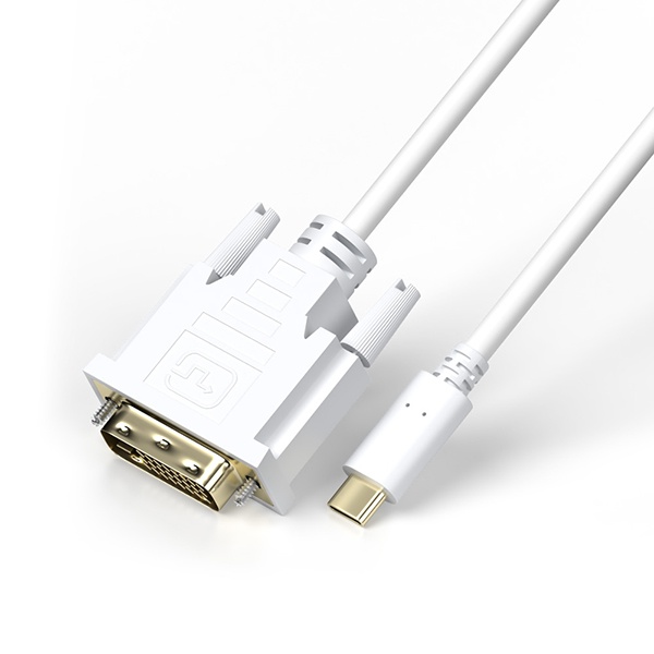 [MBF] Type-C 3.1 to DVI-D 듀얼 미러링 케이블, 넷플릭스지원,  MBF-CDVI018 [1.8m]