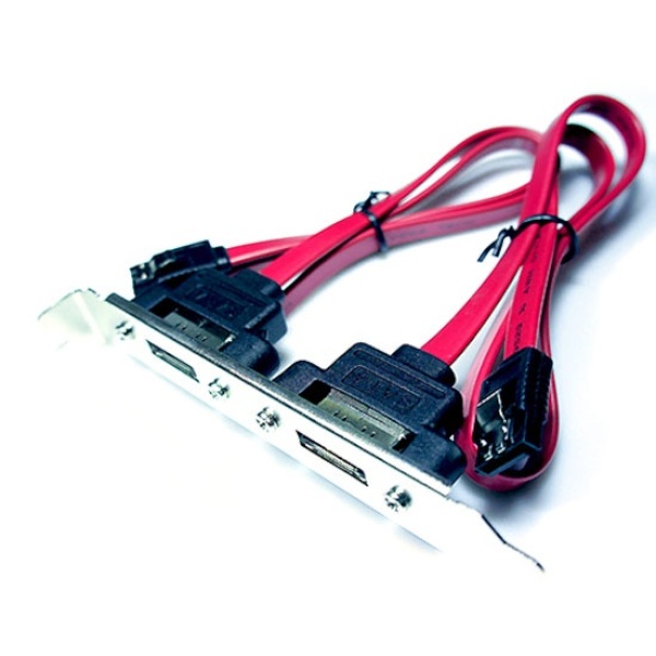[CableMate] 케이블메이트 SATA to eSATA 확장 브라켓 45cm/2port [CH306]
