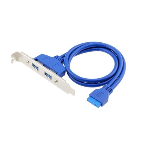[JOYCOOL] 조이쿨 USB 3.0 2포트 확장 브라켓 0.5m
