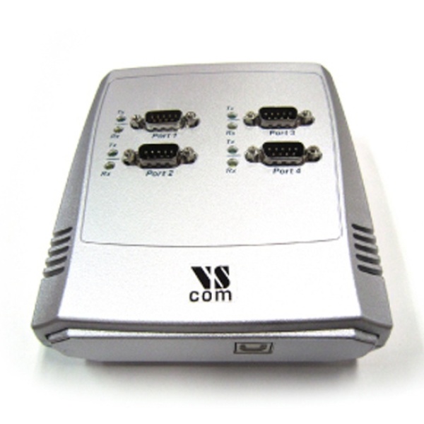[VSCOM] 브이에스컴 USB 2.0 to RS232 변환, 4포트  [USB-4COM]