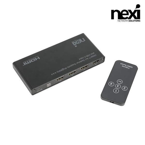 [NEXI] 넥시 NX-HD0401SW-4KC / NX1268 [모니터 선택기/4:1/HDMI]