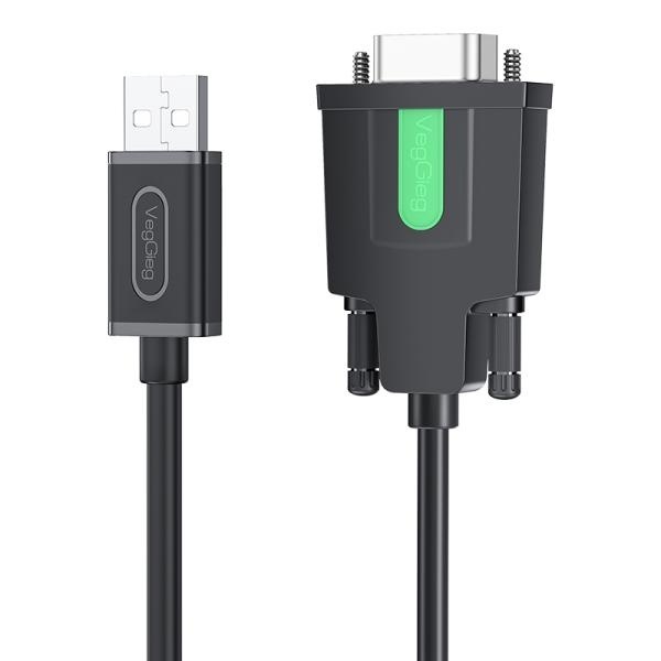 [VEGGIEG] V-U401 USB 2.0 to DB9 (RS232) 시리얼 컨버터 케이블