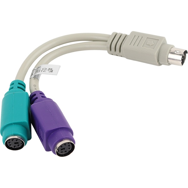 [강원전자] PS/2 to PS/2 M/F2 변환케이블,  NM-PGY01N [0.15m]