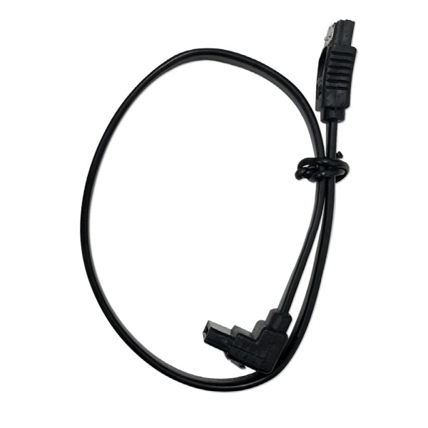 [MBF] SATA3 ㄱ자 플랫형 케이블, 락킹커넥터,  MBF-SATA3004-A [0.3m] *블러스터포장*