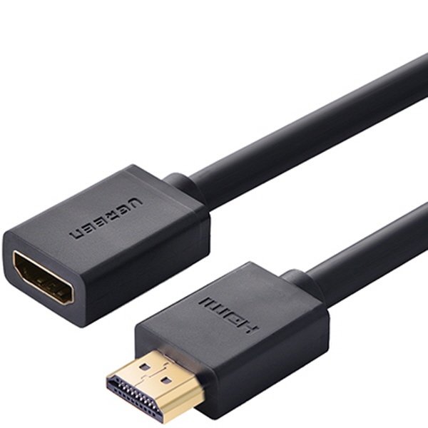 [Ugreen] HDMI 2.0 to HDMI 2.0 M/F 연장케이블,  U-10140 [블랙/0.5m]