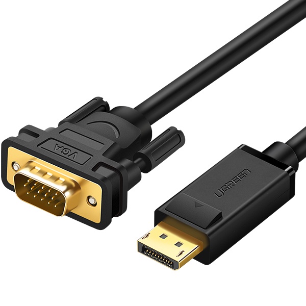 [Ugreen] DisplayPort 1.2 to RGV(VGA) 변환케이블,  U-10247 [1.5m]