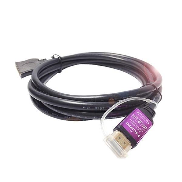 [MachLink] HDMI to HDMI 1.4 M/F 연장케이블, 한쪽 퍼플메탈,  ML-HF002 [0.2m]