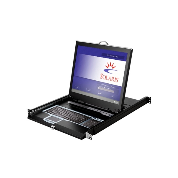 [REXTRON] 시스라인 48.26cm LCD KVM 스위치 COMBO 8:1 [HUNE-108D]