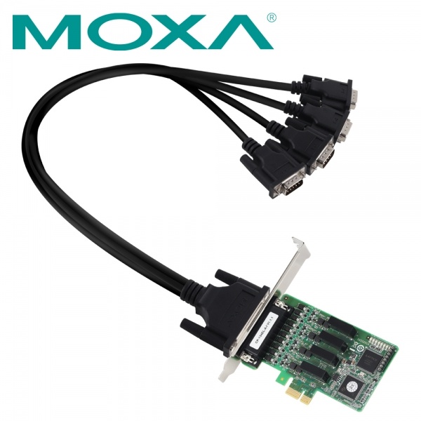 [MOXA] MOXA PCI Express 4포트 RS422/485 아이솔레이션 시리얼카드(슬림PC겸용) [CP-134EL-A-I-DB9M ]