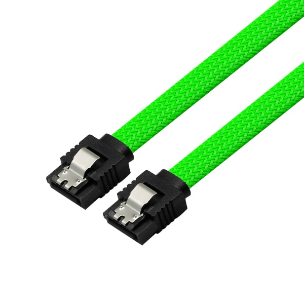 [MachLink] 마하링크 SATA3 그물망 Lock 케이블  [0.5M/그린] [ML-S3MGR]