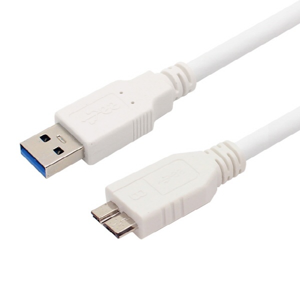 [MBF] USB-A 3.0 to Micro B 3.0 변환케이블,  MBF-UM305 [화이트/0.5m]