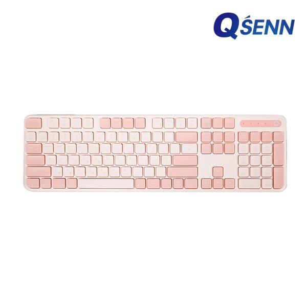 [QSENN] 무선 키보드, 큐센 K7314 [키스킨포함]  벚꽃