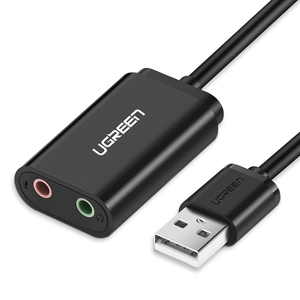 [Ugreen] 유그린 U-30724 USB2.0 to Audio 컨버터(블랙)