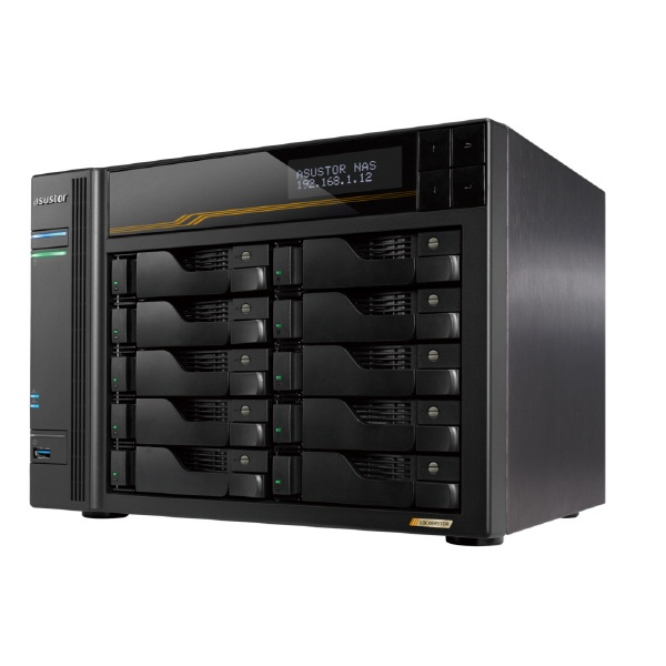 [ASUSTOR] NAS, LOCKERSTOR 10 Gen3 AS6810T (10베이) 라스코  하드미포함