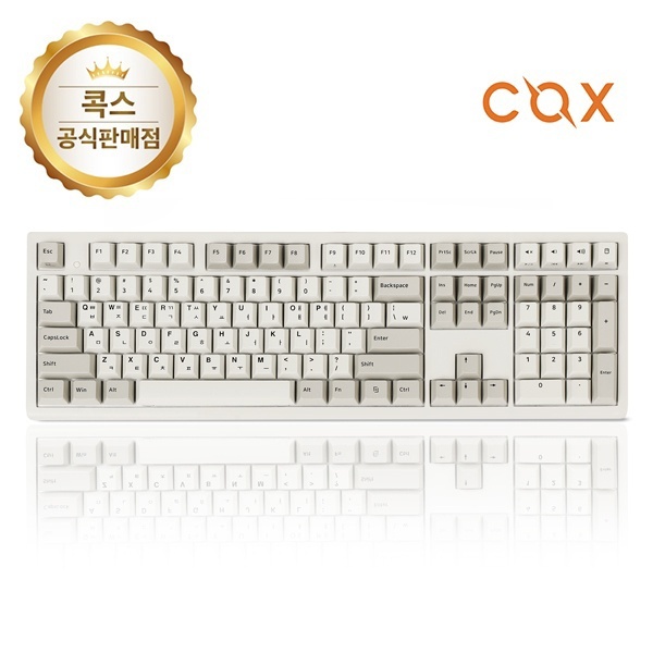 [COX] 유선 무접점 키보드, Empress Original (엠프리스 오리지널) PBT,  50G [레트로/USB]