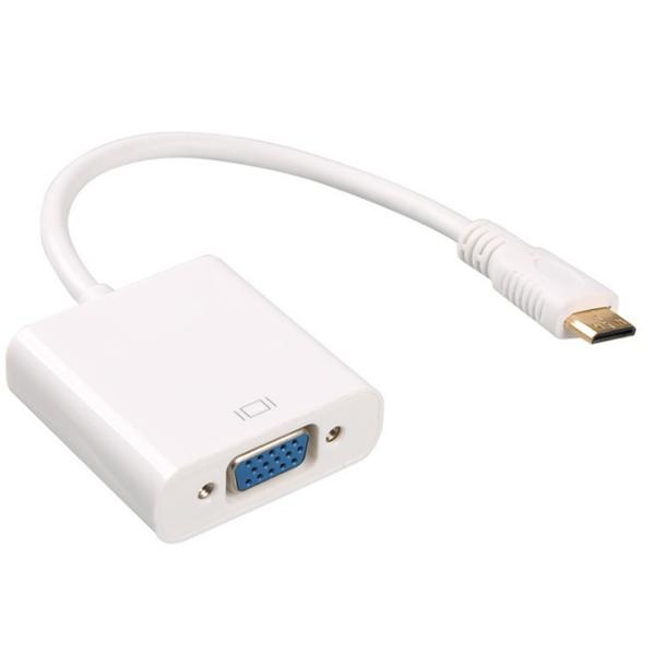 [MAXTEK] 맥스텍 Mini HDMI to VGA 컨버터, 오디오 미지원 [MT014]  [화이트]