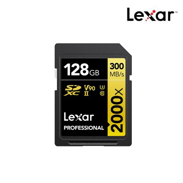 [LEXAR] 렉사 SDXC CLASS10 UHS-II Professional 2000X  128GB