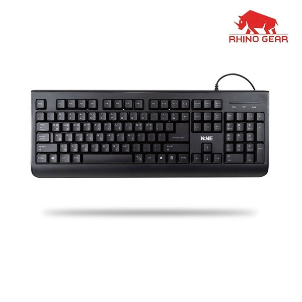 [RHINO GEAR] 유선 키보드, MNNM N-K100 [USB] [키스킨포함]