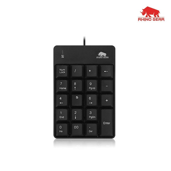 [RHINO GEAR] 유선 키패드, RG-K100  [블랙/USB]