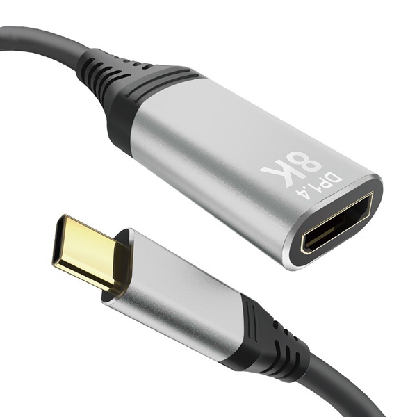 [Coms] Type-C 3.1 to DisplayPort 1.4 미러링 컨버터,  DM418