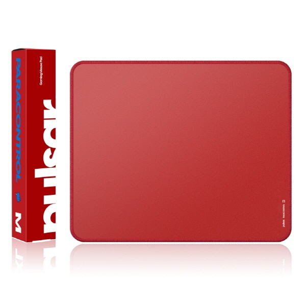 [pulsar] 마우스패드, Pulsar PARA Control V2 게이밍 (펄사 파라 컨트롤 V2)  PMP11MR, M (330x260mm) [레드-레드라인]