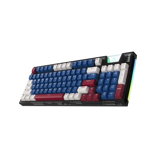 [ABKO] 광축키보드, AKT95 ARK  [PBT키캡/카일]  청축 [블랙/USB]
