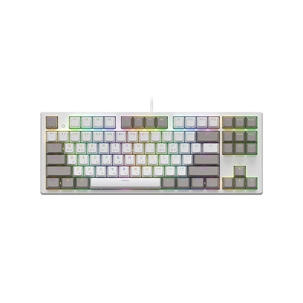 [COX] 유선 무접점 미니키보드, Endeavour (엔데버) RGB PBT,  45G [화이트/USB]