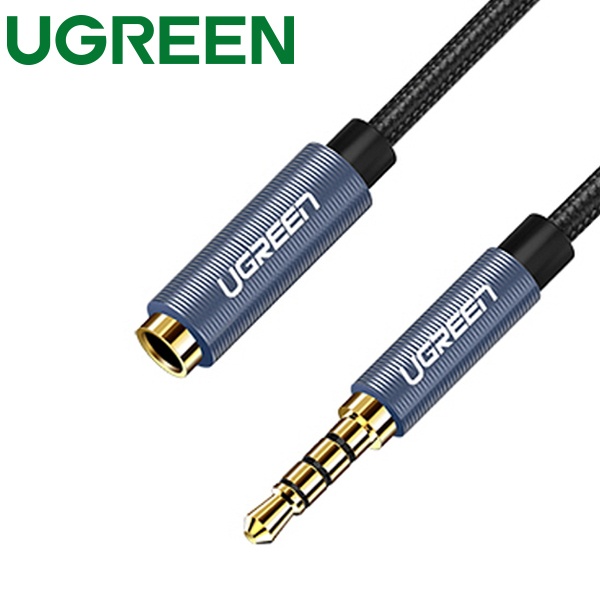 [Ugreen] 3.5 스테레오 to 3.5 스테레오 F/M 연장케이블, 4극 AUX,  U-40672 [0.5m]