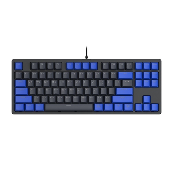 [ABKO] 유선 미니 기계식 키보드, K611 V2 [카일] 광축  리니어 [블랙,네이비/USB]