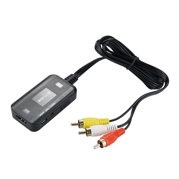 [Ytek] AV to HDMI 변환기 RCA 3선 컴포지트 입력 [YT-AH2C]