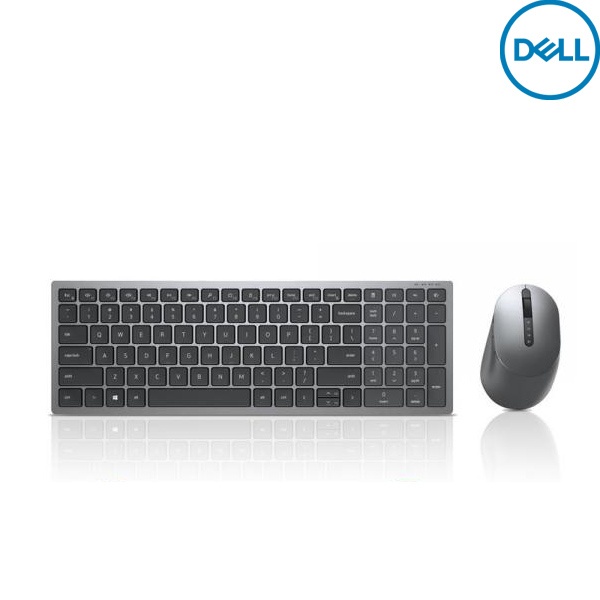 [Dell] 무선.블루투스 데스크탑 세트, KM7120W,  영문자판 [타이탄회색]