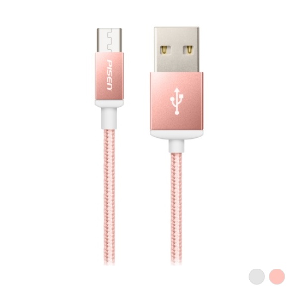 [PISEN] 마이크로 5핀 To USB 고속충전 양면 케이블 1M [MU12-1000]  [색상선택]