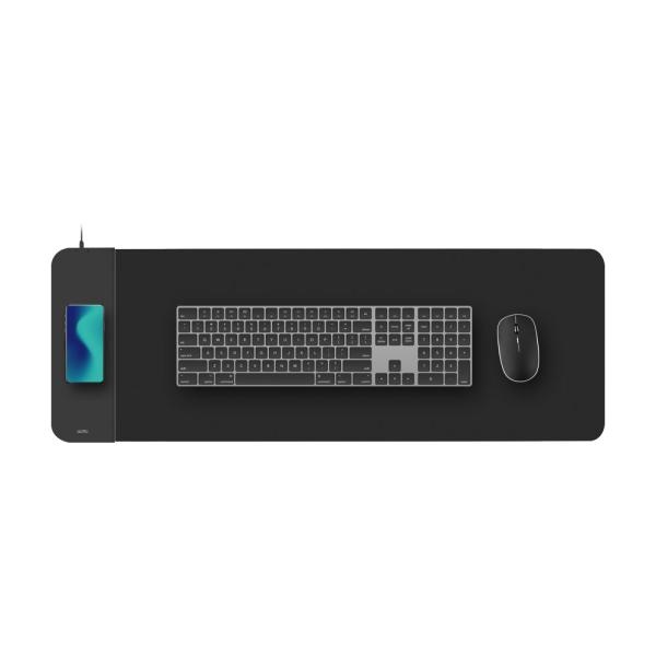 [엑토] 장패드, MP-49 플러스 휴대폰 무선충전패드,  좌측충전 [블랙/USB]