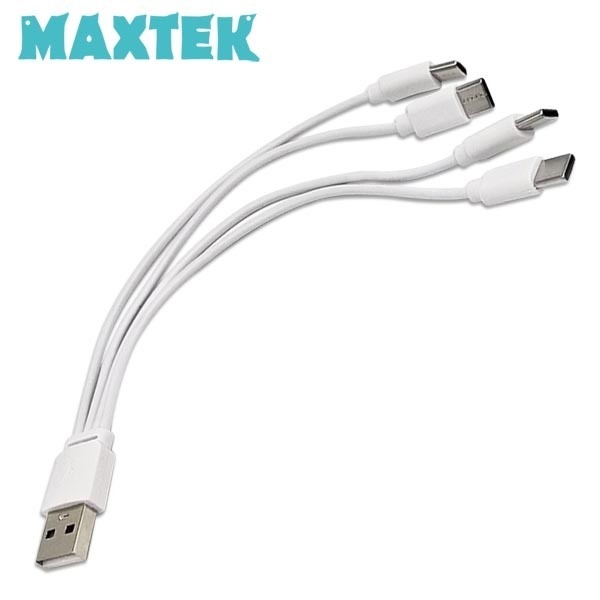 [MAXTEK] 맥스텍 USB to C타입 4 in 1 멀티 충전 케이블  [20cm] [MT618]