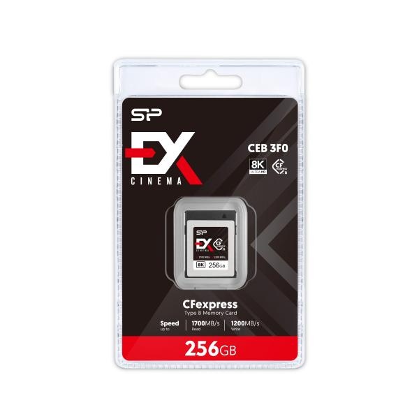 [실리콘파워] CFexpress 2.0 Cinema EX CEB3F0  [256GB] (타입B, 1700MB/s, 1500MB/s, 보증기간 3년)
