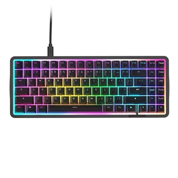 [NZXT] 유선 게이밍 미니키보드, Function Elite Mini TKL  [블랙]