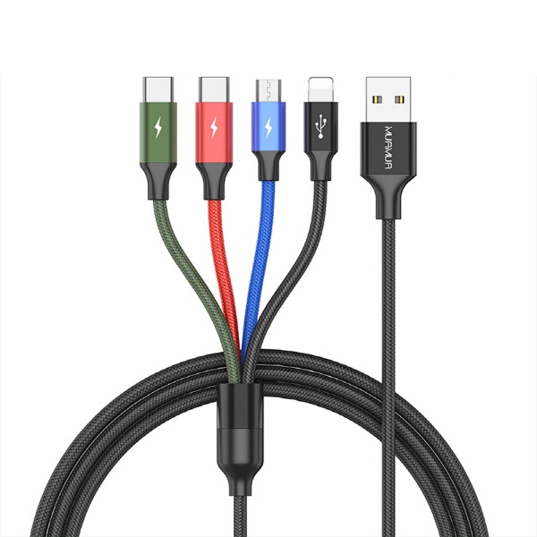 [MUAMUA] USB-A 2.0 to 4in1 고속 충전케이블  [1.2m]