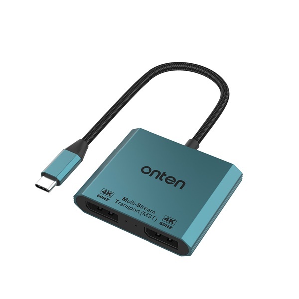 [Coms] Type-C to DisplayPort 듀얼 미러링 컨버터, 오디오 지원 [FW097]