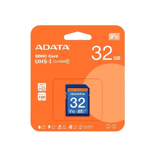 [ADATA] Premier SDHC UHS-I Class10 Memory Card 32GB(100MB/s 25MB/s)