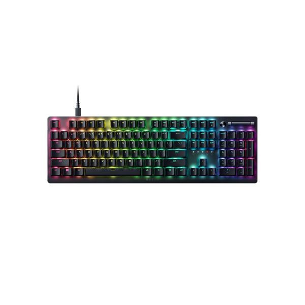 [RAZER] [레이저코리아] 유선 기계식 키보드, DeathStalker V2 (데스스토커 V2) [웨이코스정품]  광축리니어, 영문자판 [블랙/USB]