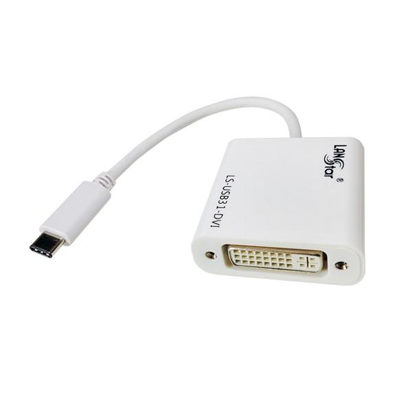 [LANStar] 랜스타 USB Type-C to DVI-I 컨버터  [LS-USB31-DVI] [화이트]