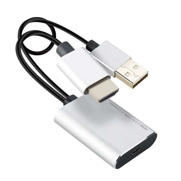 [Ytek] HDMI to USB-C 컨버터 4K 60Hz USB보조전원 지원 [YT-CVHC1]